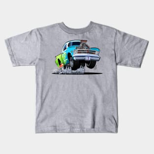 Cartoon hot rod Kids T-Shirt